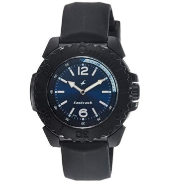 Fastrack Analog Blue Dial Chunky Men's Watch