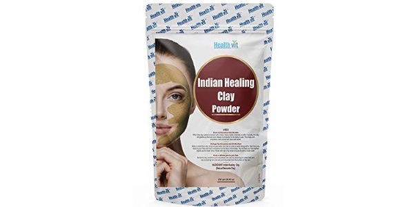 Healthvit Indian Healing Clay Bentonite Clay with Papaya Powder