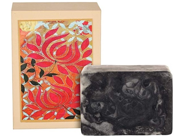 Just A Soap, Handmade Charcoal and Lime Soap with Goat Milk