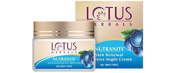 Lotus Herbal Nutranite Skin Renewal Nutritive Night Cream