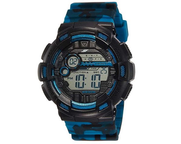 Sonata Digital Black Dial Men's Watch