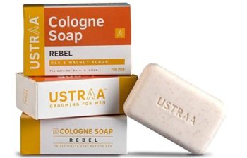 Ustraa Rebel Cologne Soap with Oak and Walnut