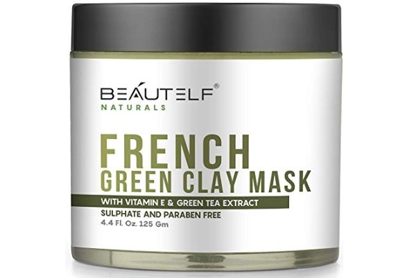 Beautelf Vitamin E 4.4 Fl Oz French Green Clay Mask