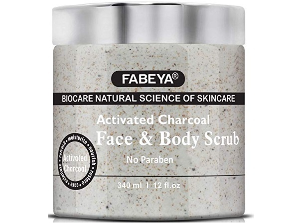 FABEYA Biocare Natural Activated Charcoal Face and Body Scrub
