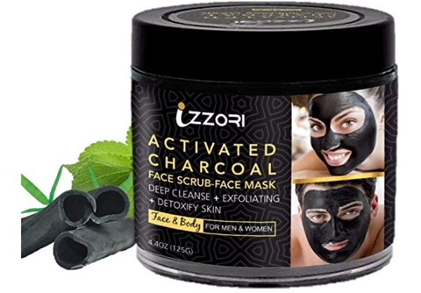 IZZORI Activated Charcoal 2 in 1 Face Scrub