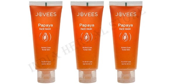 Jovees Herbal Papaya Face Wash for Blemishes and Pigmentation