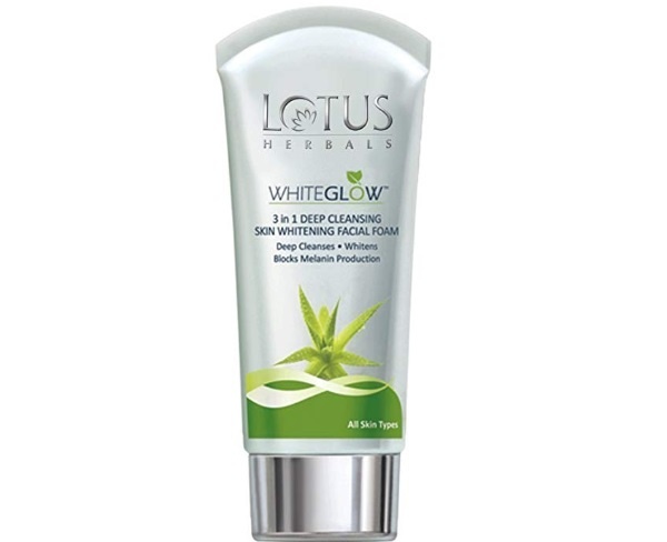 Lotus Herbals Whiteglow 3-in-1 Deep Cleansing Skin Whitening Facial Foam