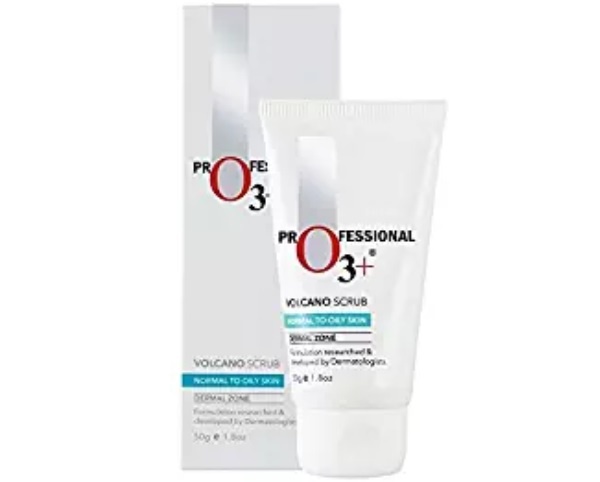 O3+ Volcano Scrub for Exfoliation, Deep Cleansing, Blackhead Removal