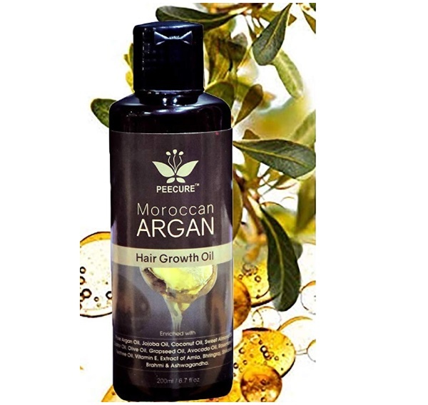 Peecure Moroccan Argan Hair Fall Treatment Growth Oil