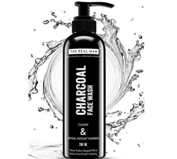THE REAL MAN Fairness Charcoal Aloe Face Wash