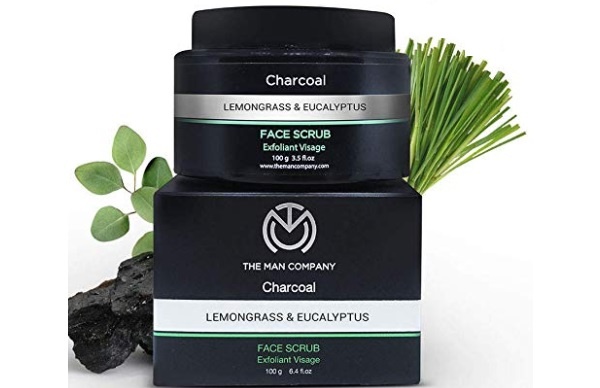 The Man Company Activated Charcoal Face Scrub for Men