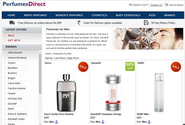 perfumes direct