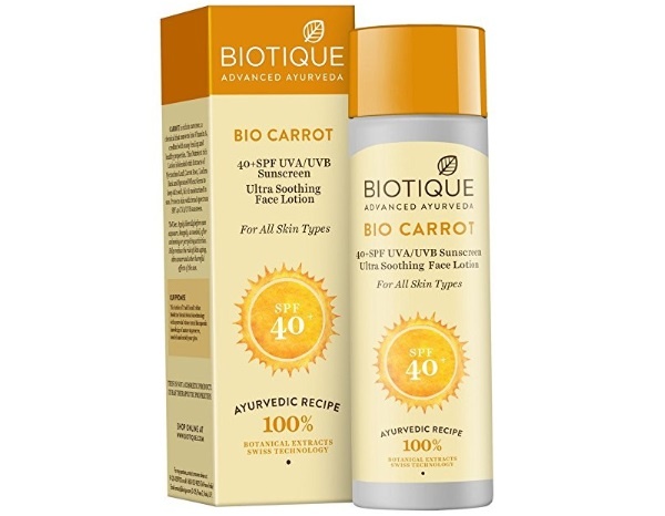 Biotique Bio Carrot Face & Body Sun Lotion