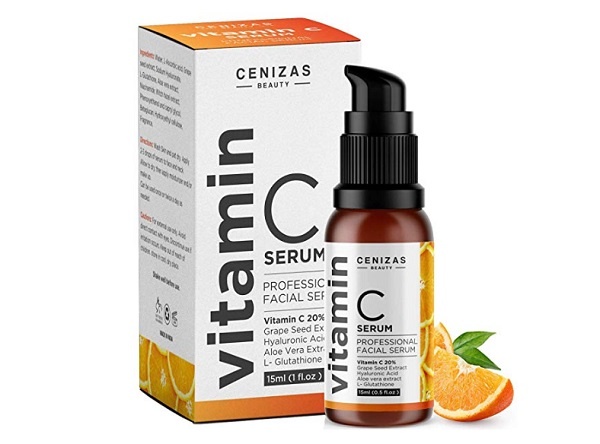 Cenizas 20% Vitamin C Facial Serum With Hyaluronic Acid