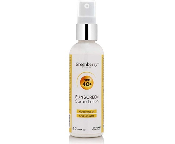 Greenberry Organics SPF 40+ Sunscreen Spray Lotion