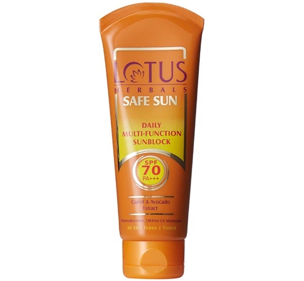 Lotus Herbals Safe Sun Daily Multi Function Sunblock SPF-70