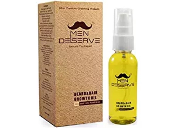 MEN DESERVE BEARD & HAIR GROWTH OIL