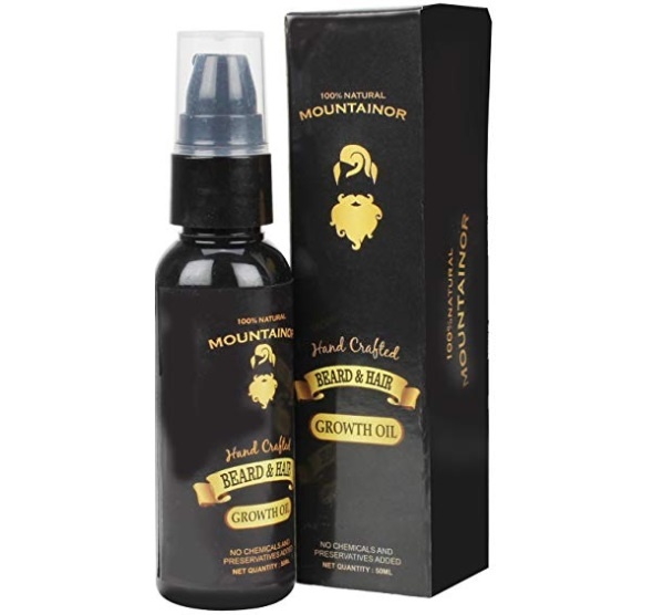 Mountainor Beard, mustache and hair growth oil premium