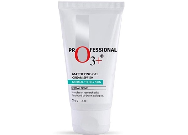 O3+ Mattifying Gel Cream SPF 50 for Preventing Sun Tan