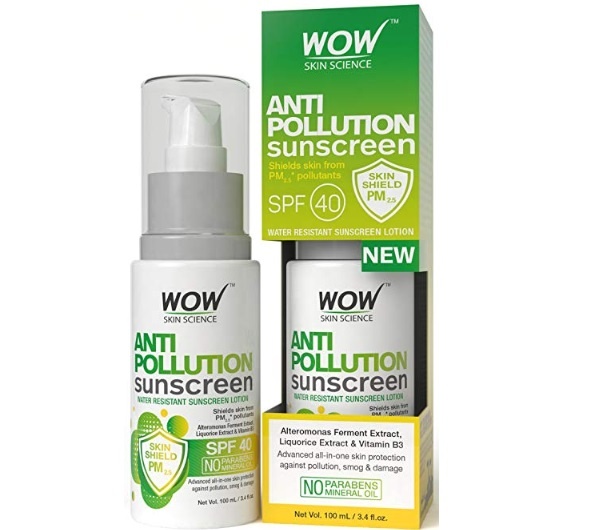WOW Anti Pollution SPF40 Water Resistant Sunscreen Lotion