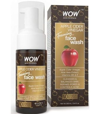 WOW Apple Cider Vinegar Foaming Face Wash