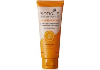 Biotique Bio Sandalwood Sunscreen SPF 50 