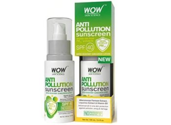 WOW Anti Pollution SPF 40 Sunscreen Lotion