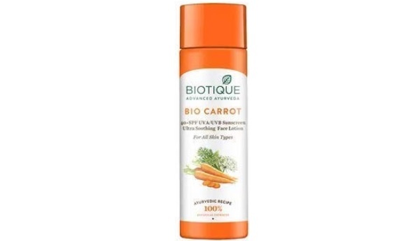 Biotique Bio Carrot Face & Body Sun Lotion SPF 40