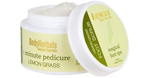 BodyHerbals 1 Minute Pedicure Lemongrass Foot Scrub