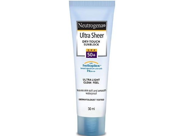 Neutrogena Ultra Sheer Dry Touch Sunblock, SPF 50+