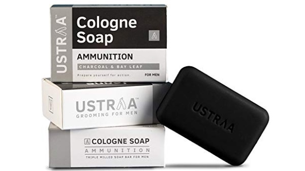 Ustraa Ammunition Cologne Soap With Charcoal And Bay Leaf