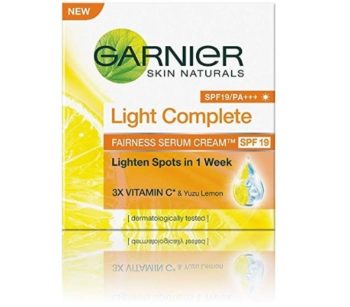 Garnier Skin Naturals Light Complete Serum Cream SPF 19