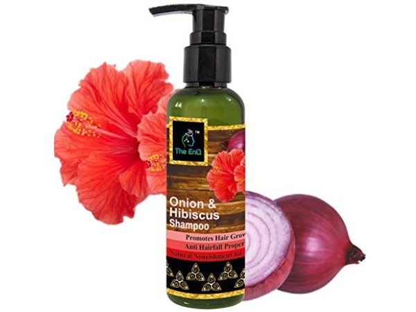 The EnQ Onion & Hibiscus Anti Hair Fall Shampoo