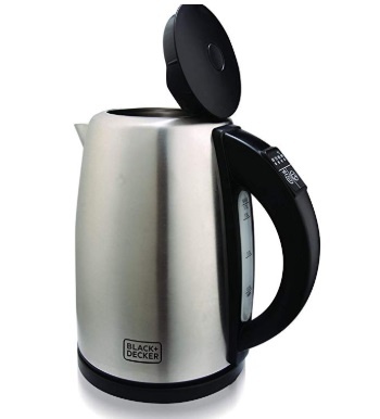 Black+Decker BXKE1705IN 1.7-Litre Stainless Steel Electric Kettle