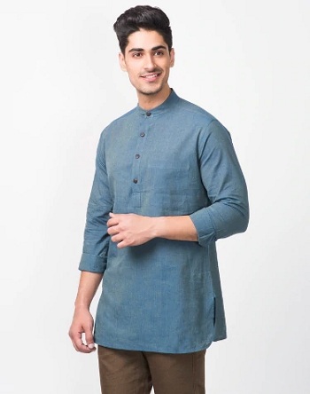 Chinese Collar Short Kurta