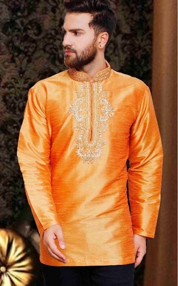 Party Wear Short Kurta For Men