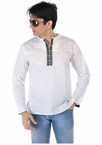 Short Kurta With Jeans For Men