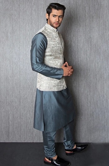 pathani kurta pajama and jacket