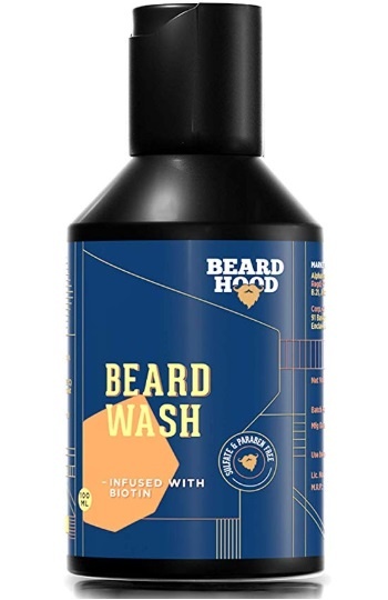 Beardhood Beard Wash Biotin and Apricot Kernel Oil