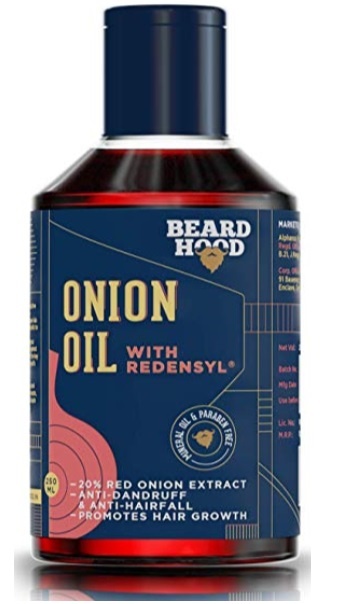 Beardhood Onion Oil with Redensyl for Hair Growth and Anti Hairfall