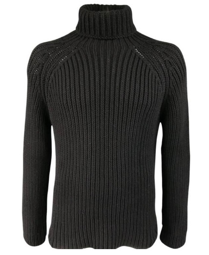 Black turtleneck for men