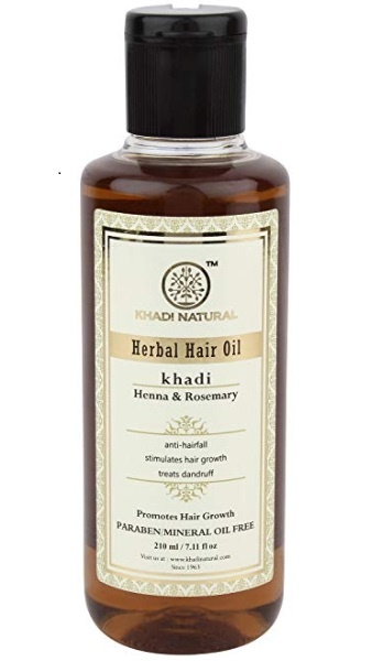 Khadi Natural Rosemary and Henna Hair Oil