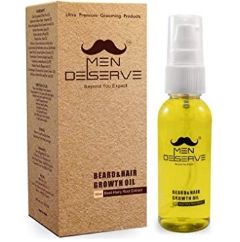 Men Deserve Beard & Hair Growth Oil