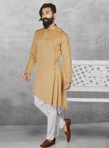 Side Pleated Designer Kurta