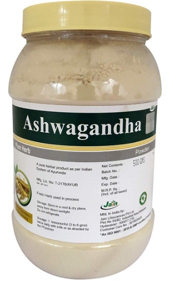 Jain Ashwagandha (Withania somnifera) Powder