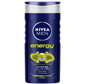 NIVEA MEN Energy Hair, Face & Body Wash