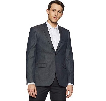 Raymond Dark Grey Men's Slim Fit Blazer