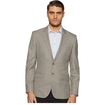 Raymond Men's Chequered Slim Fit Blazer