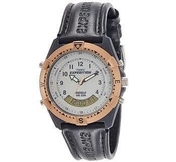 Timex Analog-Digital Beige Dial Men's Watch TW00MF101