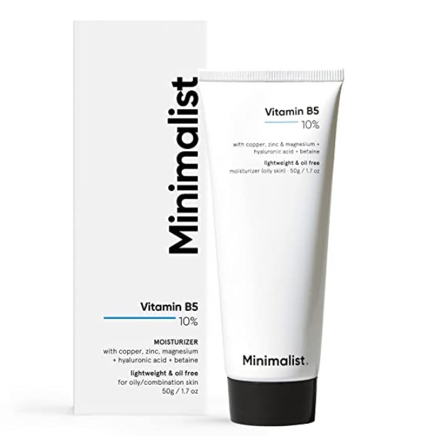 Minimalist 10% Vitamin B5 Gel Face Moisturizer For Oily & Acne Prone Skin